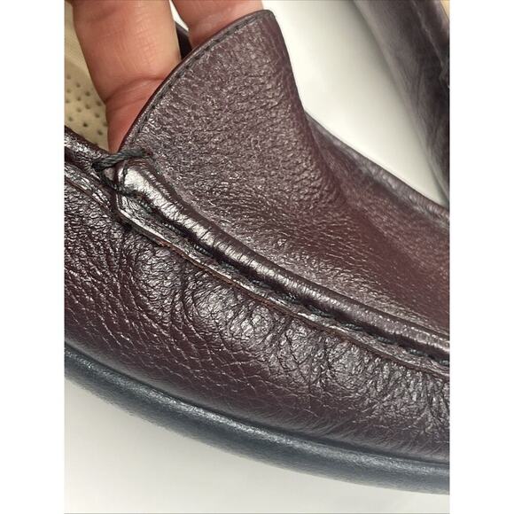 SAS Simplify Women’s 10N Red Leather Loafers Flats Tripad Comfort Shoes - Picture 6 of 14